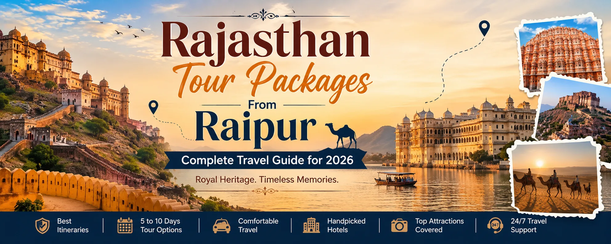 Rajasthan Tour Packages From Raipur